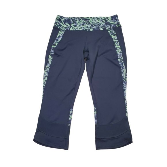 tek gear Pants - Tek Gear Legging Capri Medium Womens Athletic Blue